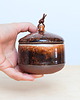 pojemniki kuchenne Pojemniczek Ceramiczny  - czekoladowy deszcz