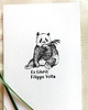 stemple Pieczątka ex libris - PANDA MIŚ