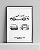 plakaty Plakat Legendy Motoryzacji - Porsche 911 Turbo