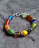 bransoletki z kamieni naturalnych Vintage style elegancka bransoletka ze szkła weneckiego multicolor Prezent lux