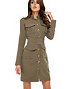 sukienki midi damskie Sukienka Military by Ooh la la