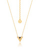 złote naszyjniki Naszyjnik triangle gold
