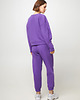 spodnie dresowe damskie Spodnie bawełniane premium - fioletowe