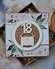 kartki scrapbooking Kartka na 18-stkę dla dziewczyny (w pudełku)