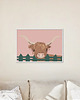 grafiki i ilustracje Krowa szkocka Wall Art