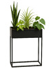 kwietniki Kwietnik Metalowy CUBO 80x60cm czarny
