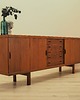 komody Sideboard tekowy z drzwiami przesuwnymi, Dania, lata 60.