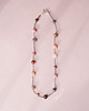 chokery MAUVE Naszyjnik RHEI z kamieni naturalnych Chocker jesienny różowy zgaszony