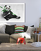obrazy i plakaty do pokoju dziecięcego OBRAZ NA PŁÓTNIE -  80x60cm PANDA