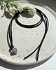 chokery Choker rzemien serduszko agat