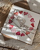 kartki scrapbooking Wyjątkowa ręcznie robiona kartka prezent na walentynki, walentynkowa - walent