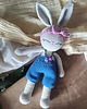 przytulanki dla niemowląt i dzieci Króliczek przytulanka bawełniana maskotka na szydełku Little Bunny