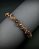 bransoletki wire wrapping Bransoleta mankietowa  z turmalinem i onyksem