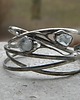 bransoletki wire wrapping Surowe topazy   - bransoleta