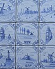 kafle i panele Zestaw kafle holenderskie ręcznie malowane kafle płytki delft