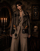 kurtki damskie Dark Nomad Jacket  One of One  Upcycled Leather & Blazer  S-L