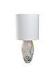 lampy stołowe Lampa stołowa z abażurem białym SPACE I