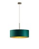 lampy wiszące Nowoczesna lampa wisząca do salonu z abażurem SINTRA GOLD fi - 50 cm