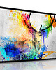 obrazy OBRAZ NA PŁÓTNIE -  JELEŃ ABSTRAKCJA  120x80cm