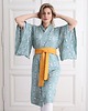 płaszcze damskie Kimono Magumi w kolorze rozbielonego turkusu