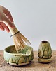 kubki Zestaw do Matcha Miska + Stojak - pistacja