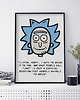 plakaty Rick and Morty Zabawny Plakat Ricka z cytatem