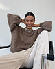 swetry damskie  Jedwabny sweter Crafted Huzelnut malenage