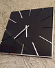 zegary Zegar ścienny ze  szkła akrylowego czarny 30 cm