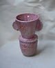 kubki i filiżanki Ceramiczny, różowy dripper w ciapki, ceramika ręcznie robiona