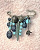broszki Broszka boho z turkusem na agrafie niezwykła miły prezent handmade