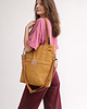 torby na ramię Uża torba z kieszeniami z Miodowego nubuku