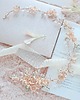 Ślubne ozdoby do włosów Wianek ślubny Flora - morela i rose gold