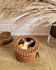 dekoracje świąteczne Kosz prezentowy świąteczny z motywem głowy jelenia " Deer gift Basket"