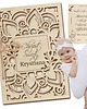 kartki scrapbooking Kartka na Chrzest Święty PERSONALIZOWANA dla dziewczynki chłopca Prezent