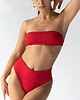 stroje kąpielowe i kostiumy kąpielowe damskie SARDINIA DÓŁ BIKINI czerwony