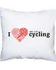 poduszki z napisami Poduszka.  I love cycling