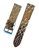 zegarki różne Pasek do zegarka  rozm: 20mm złoty krokodyl