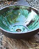 umywalki Ceramiczna Umywalka: Turkusowa Funkia