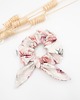 gumki do włosów Scrunchie/ frotka delikatne kwiaty