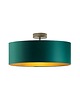 plafony Lampa sufitowa z abażurem w stylu urban jungle WENECJA GOLD fi - 50 cm