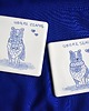 podkładki do kuchni Kafle ręcznie malowane- podkładki ceramiczne psy border collie