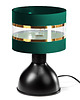 lampy stołowe Lampka nocna stołowa biurkowa abażur ZŁOTA