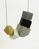 srebrne naszyjniki Naszyjnik Beton Cube