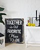inne Typografia na sklejce TOGETHER
