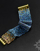bransoletki ze szkła Blue Ombre, wyplatana bransoleta, beading