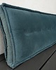 pufy do siedzenia Zagłówek Materac francuski futon Poducha Pikowana kolor Petrol