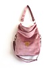 torby na ramię Torba z wodoodpornego weluru Baby Pink