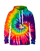 bluzy męskie Męska Bluza z kapturem DR.CROW Tie Dye