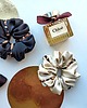 gumki do włosów Panterkowe love 2 - zestaw jedwabnych scrunchie