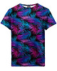 t-shirty dla dziewczynki T-shirt Girl DR.CROW Palmy Fiolet